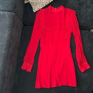 Red Reformation Mini Dress